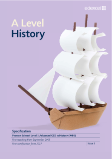 A level History 2015 specification